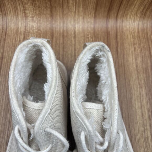 UGG NEUMEL MEN’S NATURAL HEMP PLANT BASED COLLECTION SIZE 13 OFF WHITE BOOTS